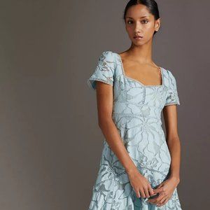 NWT By Anthropologie Slim Lace Maxi Dress Size 4P